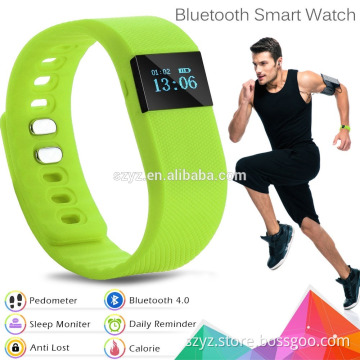 2016 TW64 Hot Selling Bluetooth Smart Bracelet with OLED Touch Screen for Fitness